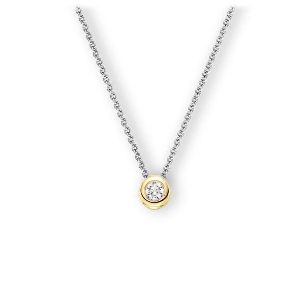 Collier in Weißgold 585 Gelbgold 585 mit 0,3 ct. Brillant tw, vs von 123gold - E-3WJ1Z-WG5-1IV5DGZ Collier in Weißgold 585 Gelbgold 585 mit 0,3 ct. Brillant tw, vs von 123gold - E-3WJ1Z-WG5-1IV5DGZ