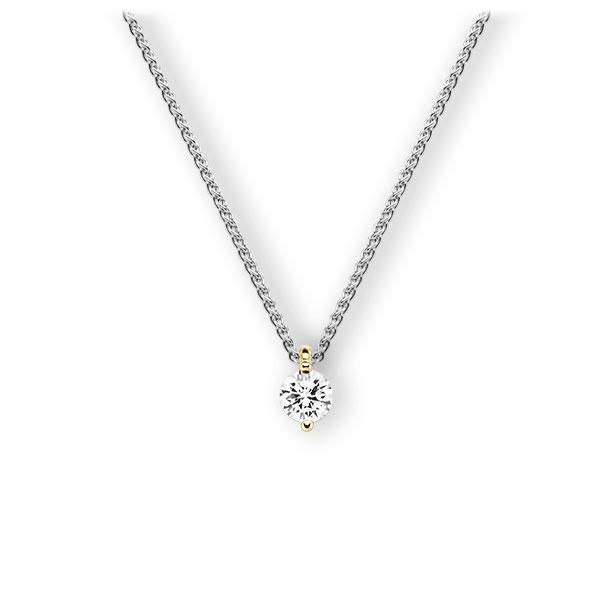 Collier in Weißgold 585 Gelbgold 585 mit 0,4 ct. Brillant tw, vs von 123gold - E-3WI4L-WG5-1IV4F1Z Collier in Weißgold 585 Gelbgold 585 mit 0,4 ct. Brillant tw, vs von 123gold - E-3WI4L-WG5-1IV4F1Z