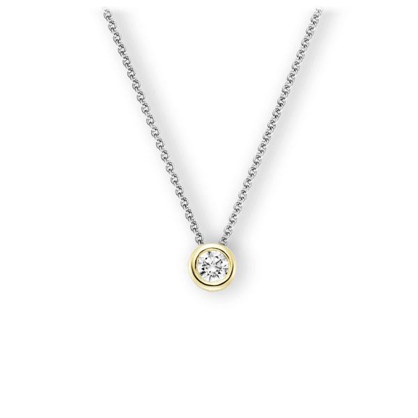 Collier in Weißgold 585 Gelbgold 585 mit 0,5 ct. Brillant tw, vs von 123gold - E-3WJ22-WG5-1IV4L1Z Collier in Weißgold 585 Gelbgold 585 mit 0,5 ct. Brillant tw, vs von 123gold - E-3WJ22-WG5-1IV4L1Z