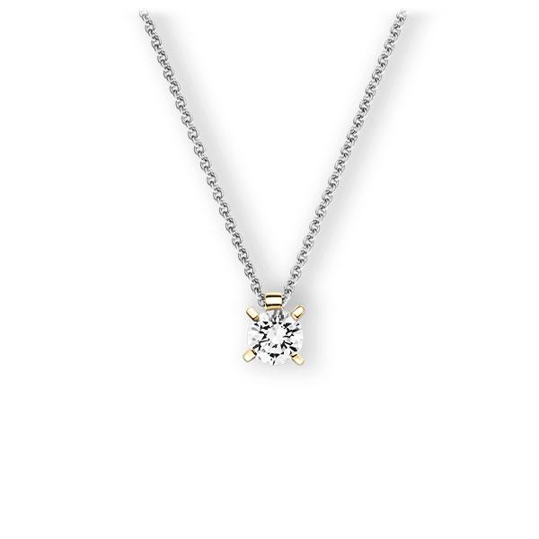 Collier in Weißgold 585 Gelbgold 585 mit 0,7 ct. Brillant tw, vs von 123gold - E-3WI6N-WG5-1IV4J1Z Collier in Weißgold 585 Gelbgold 585 mit 0,7 ct. Brillant tw, vs von 123gold - E-3WI6N-WG5-1IV4J1Z