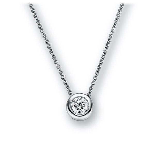 Collier in Weißgold 585 mit 0,3 ct. Brillant tw, si von 123gold - E-2TWZX-WW5-1R7KAMZ Collier in Weißgold 585 mit 0,3 ct. Brillant tw, si von 123gold - E-2TWZX-WW5-1R7KAMZ
