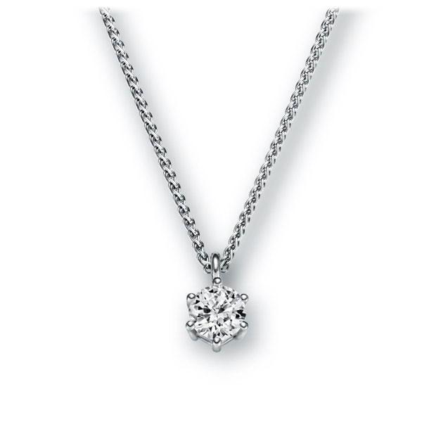 Collier in Weißgold 585 mit 0,3 ct. Brillant tw, vs von 123gold - E-2U6RS-WW5-1IV54LZ Collier in Weißgold 585 mit 0,3 ct. Brillant tw, vs von 123gold - E-2U6RS-WW5-1IV54LZ