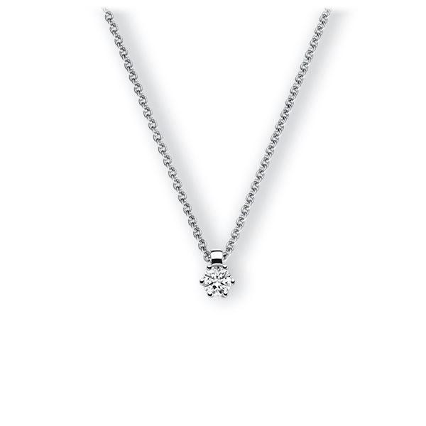 Collier in Weißgold 585 mit 0,3 ct. Brillant tw, vs von 123gold - E-3VBER-WW5-1IV54LZ Collier in Weißgold 585 mit 0,3 ct. Brillant tw, vs von 123gold - E-3VBER-WW5-1IV54LZ