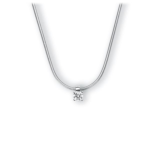 Collier in Weißgold 585 mit 0,3 ct. Brillant tw, vs von 123gold - E-3WIAA-WW5-1IV6N1Z Collier in Weißgold 585 mit 0,3 ct. Brillant tw, vs von 123gold - E-3WIAA-WW5-1IV6N1Z