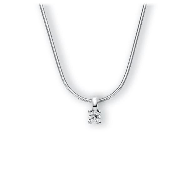Collier in Weißgold 585 mit 0,3 ct. Brillant tw, vs von 123gold - E-3WIHV-WW5-1IV6N1Z Collier in Weißgold 585 mit 0,3 ct. Brillant tw, vs von 123gold - E-3WIHV-WW5-1IV6N1Z