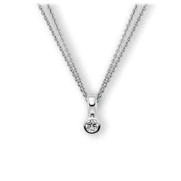Collier in Weißgold 585 mit 0,3 ct. Brillant tw, vs von 123gold - E-3WIWJ-WW5-1IV5DGZ Collier in Weißgold 585 mit 0,3 ct. Brillant tw, vs von 123gold - E-3WIWJ-WW5-1IV5DGZ