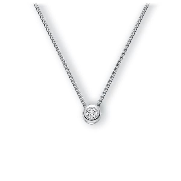 Collier in Weißgold 585 mit 0,3 ct. Brillant tw, vs von 123gold - E-3WJ5P-WW5-1IV5DGZ Collier in Weißgold 585 mit 0,3 ct. Brillant tw, vs von 123gold - E-3WJ5P-WW5-1IV5DGZ