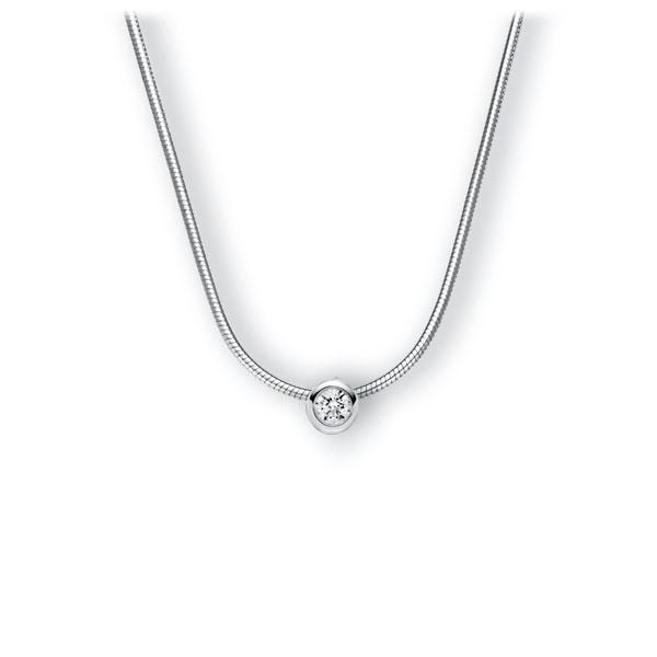 Collier in Weißgold 585 mit 0,3 ct. Brillant tw, vs von 123gold - E-3WJJP-WW5-1IV5DGZ Collier in Weißgold 585 mit 0,3 ct. Brillant tw, vs von 123gold - E-3WJJP-WW5-1IV5DGZ