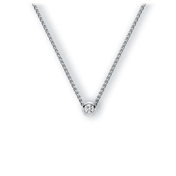 Collier in Weißgold 585 mit 0,3 ct. Brillant tw, vs von 123gold - E-3WJKK-WW5-1IV5DGZ Collier in Weißgold 585 mit 0,3 ct. Brillant tw, vs von 123gold - E-3WJKK-WW5-1IV5DGZ