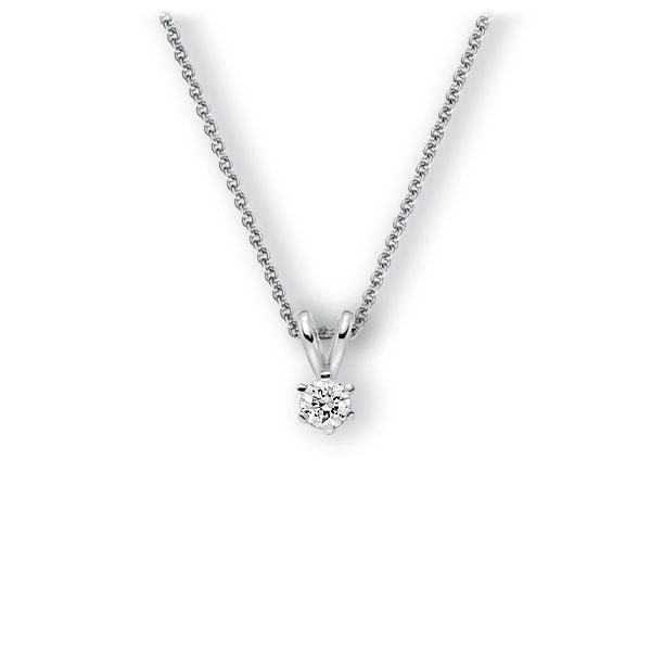 Collier in Weißgold 585 mit 0,3 ct. Brillant tw, vs von 123gold - E-3WJTZ-WW5-1IV54LZ Collier in Weißgold 585 mit 0,3 ct. Brillant tw, vs von 123gold - E-3WJTZ-WW5-1IV54LZ