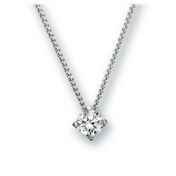 Collier in Weißgold 585 mit 0,4 ct. Brillant tw, vs von 123gold - E-2U7LM-WW5-1IV52LZ Collier in Weißgold 585 mit 0,4 ct. Brillant tw, vs von 123gold - E-2U7LM-WW5-1IV52LZ
