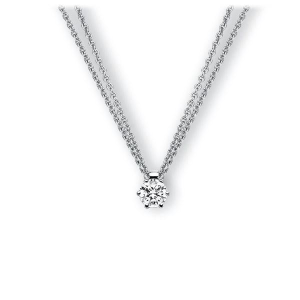 Collier in Weißgold 585 mit 0,4 ct. Brillant tw, vs von 123gold - E-3VBG2-WW5-1IV561Z Collier in Weißgold 585 mit 0,4 ct. Brillant tw, vs von 123gold - E-3VBG2-WW5-1IV561Z