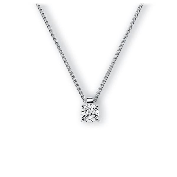 Collier in Weißgold 585 mit 0,4 ct. Brillant tw, vs von 123gold - E-3WIAX-WW5-1IV52LZ Collier in Weißgold 585 mit 0,4 ct. Brillant tw, vs von 123gold - E-3WIAX-WW5-1IV52LZ