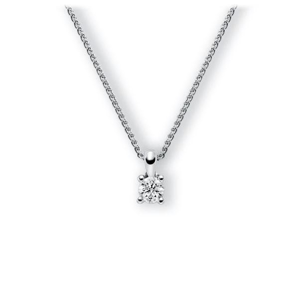 Collier in Weißgold 585 mit 0,4 ct. Brillant tw, vs von 123gold - E-3WIIK-WW5-1IV52LZ Collier in Weißgold 585 mit 0,4 ct. Brillant tw, vs von 123gold - E-3WIIK-WW5-1IV52LZ