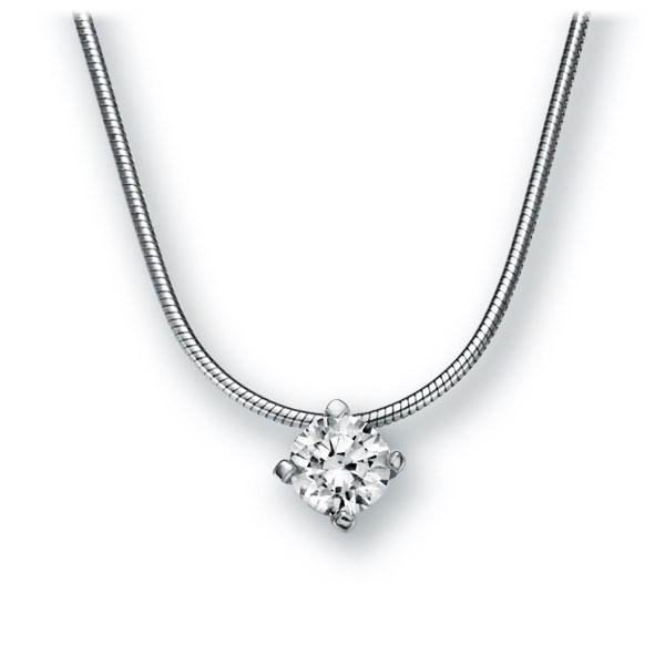 Collier in Weißgold 585 mit 0,5 ct. Brillant tw, vs von 123gold - E-2U6V6-WW5-1IV4KGZ Collier in Weißgold 585 mit 0,5 ct. Brillant tw, vs von 123gold - E-2U6V6-WW5-1IV4KGZ