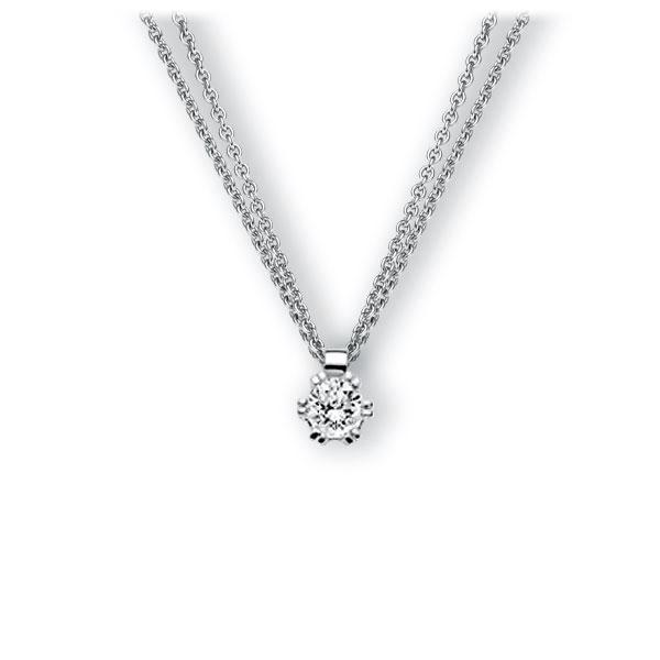 Collier in Weißgold 585 mit 0,5 ct. Brillant tw, vs von 123gold - E-3WINY-WW5-1IV54BZ Collier in Weißgold 585 mit 0,5 ct. Brillant tw, vs von 123gold - E-3WINY-WW5-1IV54BZ