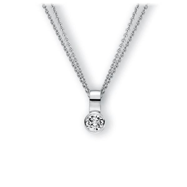 Collier in Weißgold 585 mit 0,5 ct. Brillant tw, vs von 123gold - E-3WIWK-WW5-1IV4L1Z Collier in Weißgold 585 mit 0,5 ct. Brillant tw, vs von 123gold - E-3WIWK-WW5-1IV4L1Z