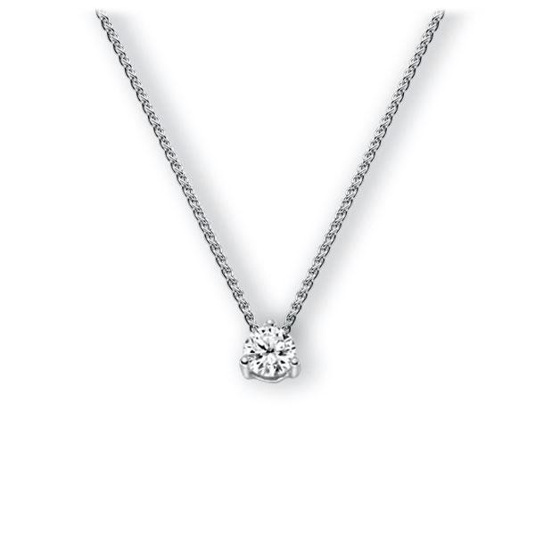Collier in Weißgold 585 mit 0,5 ct. Brillant tw, vs von 123gold - E-3WK5U-WW5-1IV4KGZ Collier in Weißgold 585 mit 0,5 ct. Brillant tw, vs von 123gold - E-3WK5U-WW5-1IV4KGZ