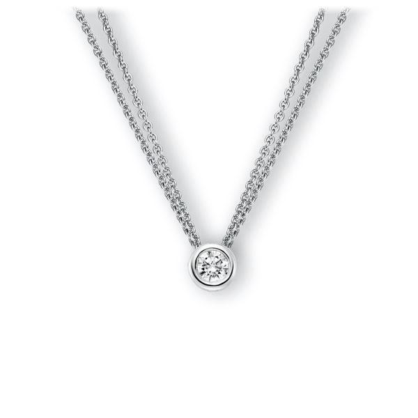 Collier in Weißgold 585 mit 0,5 ct. Brillant tw, vs von 123gold - E-3WZVE-WW5-1IV4L1Z Collier in Weißgold 585 mit 0,5 ct. Brillant tw, vs von 123gold - E-3WZVE-WW5-1IV4L1Z