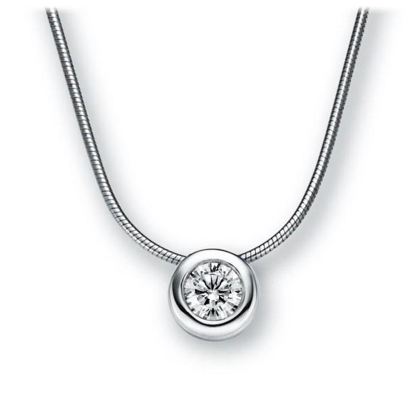 Collier in Weißgold 585 mit 0,7 ct. Brillant tw, si von 123gold - E-36E0Z-WW5-1R7KG4Z Collier in Weißgold 585 mit 0,7 ct. Brillant tw, si von 123gold - E-36E0Z-WW5-1R7KG4Z