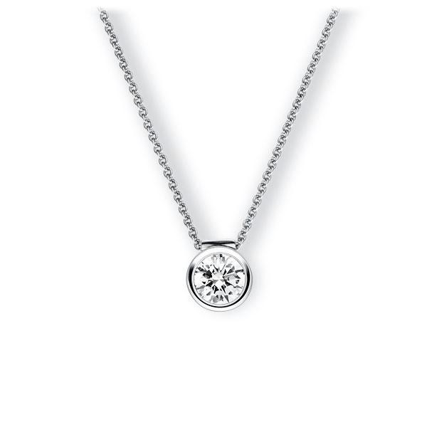 Collier in Weißgold 585 mit 0,7 ct. Brillant tw, vs von 123gold - E-3VB4D-WW5-1IV4XRZ Collier in Weißgold 585 mit 0,7 ct. Brillant tw, vs von 123gold - E-3VB4D-WW5-1IV4XRZ