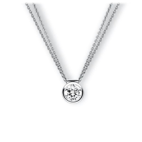 Collier in Weißgold 585 mit 0,7 ct. Brillant tw, vs von 123gold - E-3VB60-WW5-1IV4XRZ Collier in Weißgold 585 mit 0,7 ct. Brillant tw, vs von 123gold - E-3VB60-WW5-1IV4XRZ