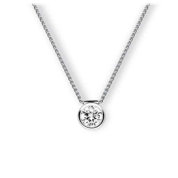 Collier in Weißgold 585 mit 0,7 ct. Brillant tw, vs von 123gold - E-3VBCR-WW5-1IV4XRZ Collier in Weißgold 585 mit 0,7 ct. Brillant tw, vs von 123gold - E-3VBCR-WW5-1IV4XRZ