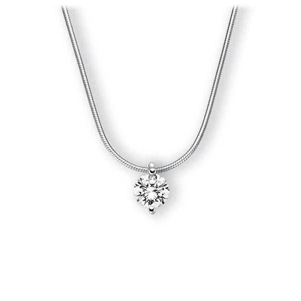 Collier in Weißgold 585 mit 0,7 ct. Brillant tw, vs von 123gold - E-3VBUS-WW5-1IV4Y1Z Collier in Weißgold 585 mit 0,7 ct. Brillant tw, vs von 123gold - E-3VBUS-WW5-1IV4Y1Z