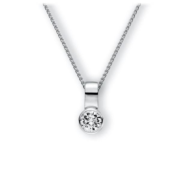 Collier in Weißgold 585 mit 0,7 ct. Brillant tw, vs von 123gold - E-3WIYW-WW5-1IV4XRZ Collier in Weißgold 585 mit 0,7 ct. Brillant tw, vs von 123gold - E-3WIYW-WW5-1IV4XRZ