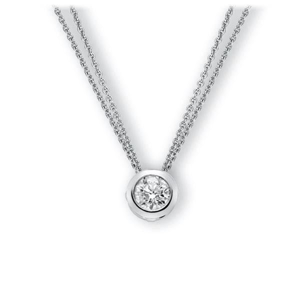 Collier in Weißgold 585 mit 0,7 ct. Brillant tw, vs von 123gold - E-3WJ2R-WW5-1IV4XRZ Collier in Weißgold 585 mit 0,7 ct. Brillant tw, vs von 123gold - E-3WJ2R-WW5-1IV4XRZ