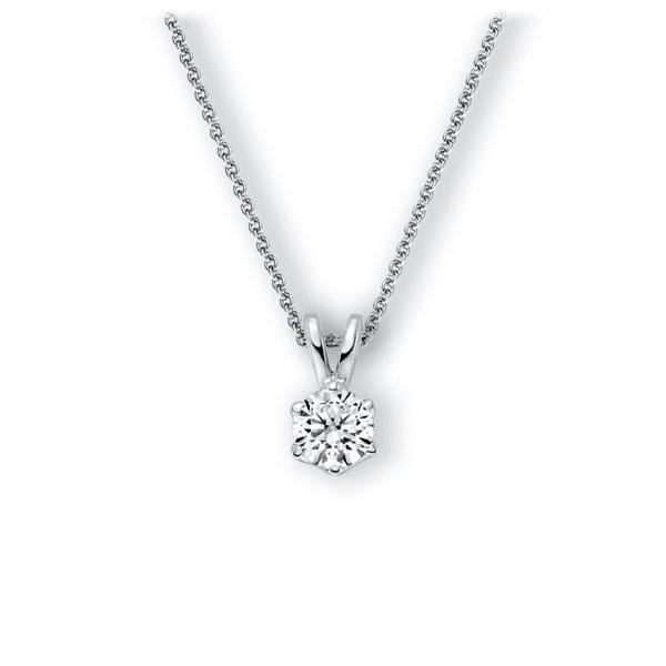 Collier in Weißgold 585 mit 0,7 ct. Brillant tw, vs von 123gold - E-3WJSW-WW5-1IV4HLZ Collier in Weißgold 585 mit 0,7 ct. Brillant tw, vs von 123gold - E-3WJSW-WW5-1IV4HLZ