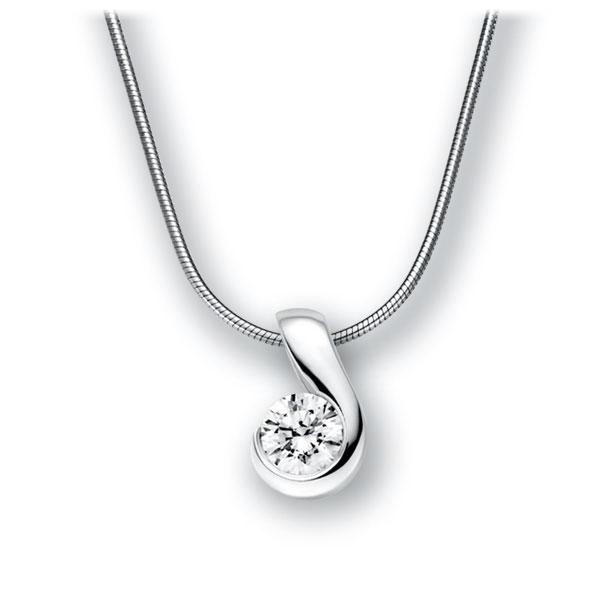 Collier in Weißgold 585 mit 0,7 ct. Brillant tw, vs von acredo - A-10L7I3-WW5-1IVFS6Z Collier in Weißgold 585 mit 0,7 ct. Brillant tw, vs von acredo - A-10L7I3-WW5-1IVFS6Z