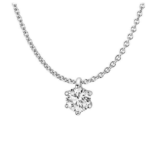 Collier in Weißgold 585 mit 1 ct. Brillant tw, si von 123gold - E-13C1NG-WW5-1R7K5IZ Collier in Weißgold 585 mit 1 ct. Brillant tw, si von 123gold - E-13C1NG-WW5-1R7K5IZ