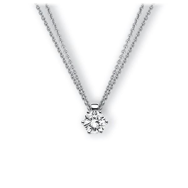 Collier in Weißgold 585 mit 1 ct. Brillant tw, vs von 123gold - E-3VBG5-WW5-1IV56WZ Collier in Weißgold 585 mit 1 ct. Brillant tw, vs von 123gold - E-3VBG5-WW5-1IV56WZ