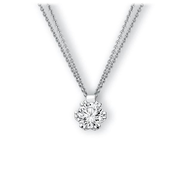 Collier in Weißgold 585 mit 1 ct. Brillant tw, vs von 123gold - E-3WINZ-WW5-1IV56WZ Collier in Weißgold 585 mit 1 ct. Brillant tw, vs von 123gold - E-3WINZ-WW5-1IV56WZ