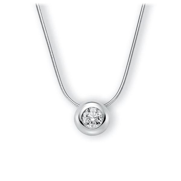 Collier in Weißgold 585 mit 1 ct. Brillant tw, vs von 123gold - E-3WJAH-WW5-1IV64GZ Collier in Weißgold 585 mit 1 ct. Brillant tw, vs von 123gold - E-3WJAH-WW5-1IV64GZ