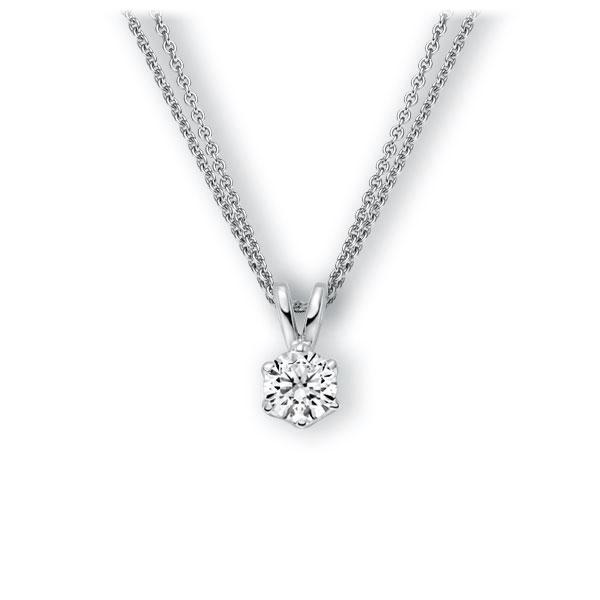 Collier in Weißgold 585 mit 1 ct. Brillant tw, vs von 123gold - E-3WJVS-WW5-1IV56WZ Collier in Weißgold 585 mit 1 ct. Brillant tw, vs von 123gold - E-3WJVS-WW5-1IV56WZ