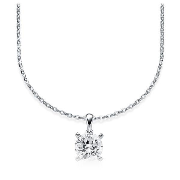 Collier in Weissgold 585 mit 1 ct. Brillant tw, vs von Steinberg - Q-ZLJ7T-WW5-1IV6K6Z Collier in Weissgold 585 mit 1 ct. Brillant tw, vs von Steinberg - Q-ZLJ7T-WW5-1IV6K6Z