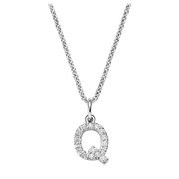 Collier in Weißgold 585 mit zus. 0,08 ct. tw, vs - BD-13KZA5-W5-1XAPM4Z Collier in Weißgold 585 mit zus. 0,08 ct. tw, vs - BD-13KZA5-W5-1XAPM4Z