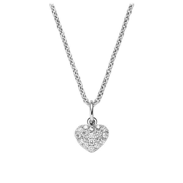 Collier in Weißgold 585 mit zus. 0,09 ct. tw, si - BD-13KRDZ-W5-1XA7PPZ Collier in Weißgold 585 mit zus. 0,09 ct. tw, si - BD-13KRDZ-W5-1XA7PPZ