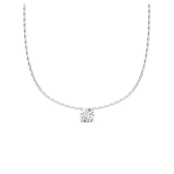 Collier in Weißgold 585 mit zus. 0,1 ct. Brillant tw, si von Steinberg - Q-ZLLD5-WW5-1U12I3Z Collier in Weißgold 585 mit zus. 0,1 ct. Brillant tw, si von Steinberg - Q-ZLLD5-WW5-1U12I3Z