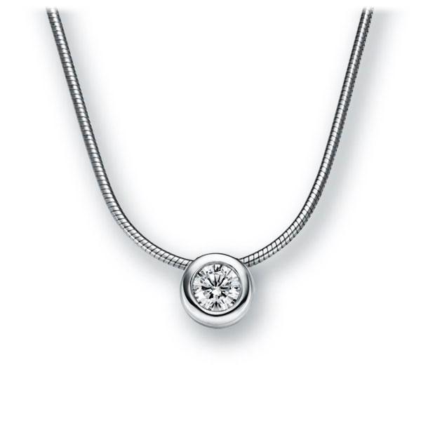 Collier in Weißgold 585 mit zus. 0,25 ct. Brillant tw, vs von 123gold - E-2TWYR-WW5-2KTPHZ Collier in Weißgold 585 mit zus. 0,25 ct. Brillant tw, vs von 123gold - E-2TWYR-WW5-2KTPHZ