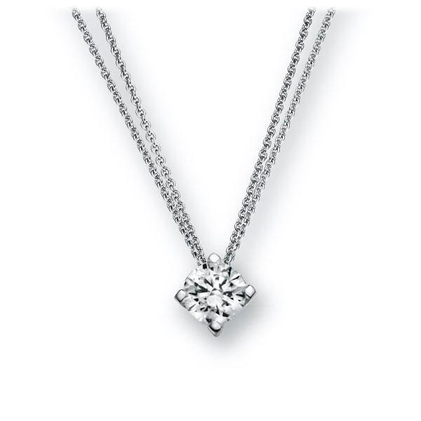Collier in Weißgold 585 mit zus. 0,25 ct. Brillant tw, vs von 123gold - E-2U7EP-WW5-1TT9JZ Collier in Weißgold 585 mit zus. 0,25 ct. Brillant tw, vs von 123gold - E-2U7EP-WW5-1TT9JZ