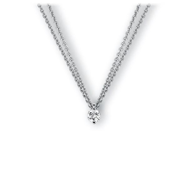 Collier in Weißgold 585 mit zus. 0,25 ct. Brillant tw, vs von 123gold - E-3VBMQ-WW5-1TNH3Z Collier in Weißgold 585 mit zus. 0,25 ct. Brillant tw, vs von 123gold - E-3VBMQ-WW5-1TNH3Z