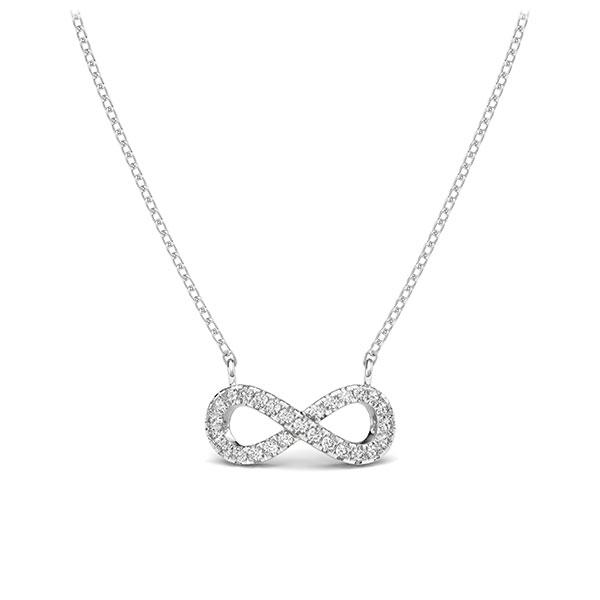 Collier in Weißgold 750 mit zus. 0,068 ct. w, si - BD-12MQPG-W7-1VL5GIZ Collier in Weißgold 750 mit zus. 0,068 ct. w, si - BD-12MQPG-W7-1VL5GIZ