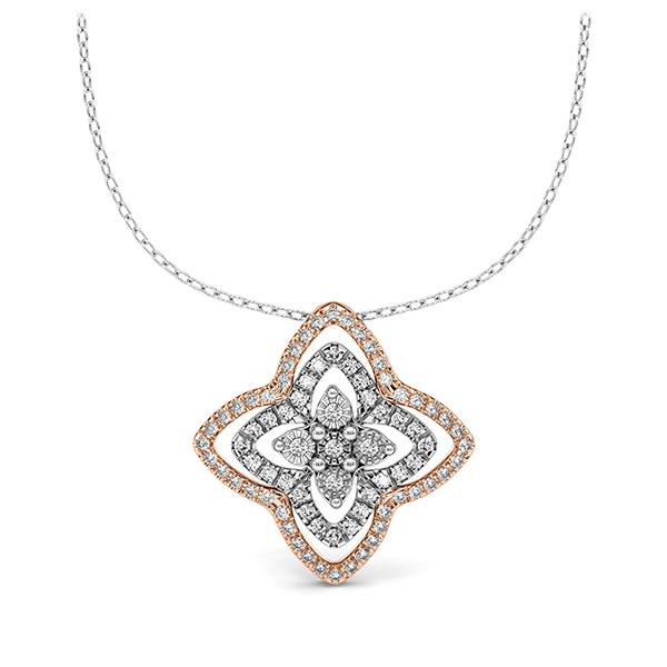 Collier in Weißgold 750 mit zus. 0,172 ct. w, si - BD-12MSAM-W7-1VL8SKZ Collier in Weißgold 750 mit zus. 0,172 ct. w, si - BD-12MSAM-W7-1VL8SKZ