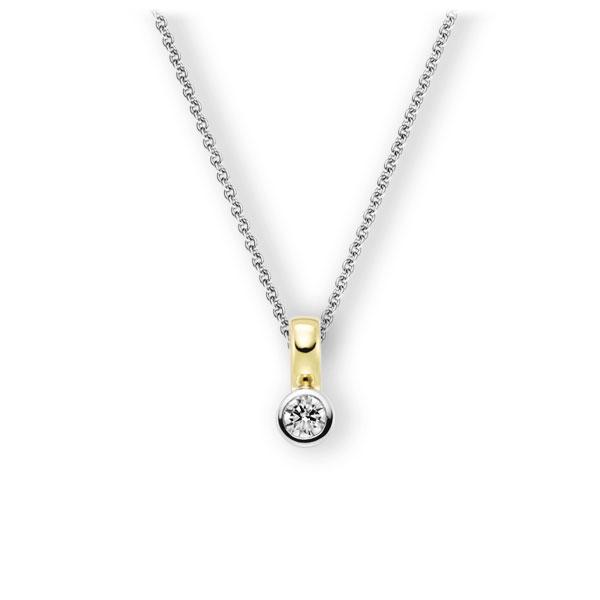 Collier in witgoud 14 kt. geelgoud 14 kt. met 0,3 ct. Briljant tw,vs van Eternal Touch - E-3WITJ-WG5-1IV5DGZ Collier in witgoud 14 kt. geelgoud 14 kt. met 0,3 ct. Briljant tw,vs van Eternal Touch - E-3WITJ-WG5-1IV5DGZ