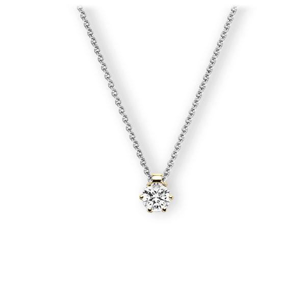 Collier in witgoud 14 kt. geelgoud 14 kt. met 0,5 ct. Briljant tw,vs van Eternal Touch - E-3VBEJ-WG5-1IV54BZ Collier in witgoud 14 kt. geelgoud 14 kt. met 0,5 ct. Briljant tw,vs van Eternal Touch - E-3VBEJ-WG5-1IV54BZ