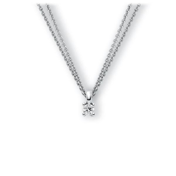 Collier in witgoud 14 kt. met 0,3 ct. Briljant tw,vs van Eternal Touch - E-3WIFV-WW5-1IV6N1Z Collier in witgoud 14 kt. met 0,3 ct. Briljant tw,vs van Eternal Touch - E-3WIFV-WW5-1IV6N1Z