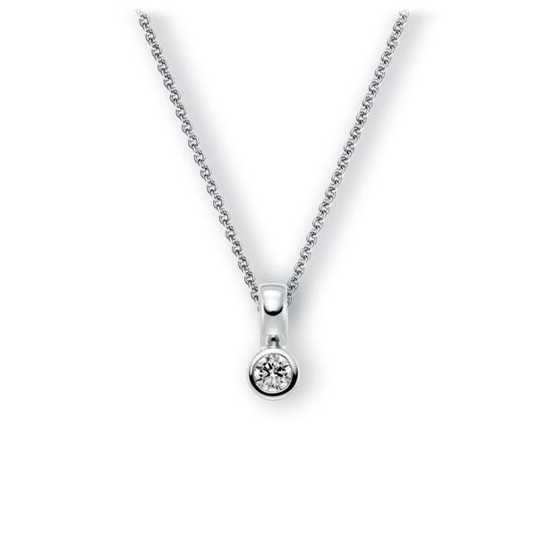 Collier in witgoud 14 kt. met 0,3 ct. Briljant tw,vs van Eternal Touch - E-3WIUS-WW5-1IV5DGZ Collier in witgoud 14 kt. met 0,3 ct. Briljant tw,vs van Eternal Touch - E-3WIUS-WW5-1IV5DGZ
